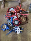 Bray butterfly valve/handles/assorted items