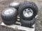 New Set of 4 Golf Cart Chrome Wheels & Kenda Tires