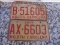 Lot of 2- 1977 NC Vehicle Tags