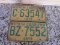 Lot of 2- 1976 NC Vehicle Tags