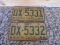 Lot of 2- 1967 NC Vehicle Tags
