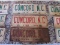 Lot of 3- Concord, NC Town Tags