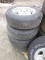 Set of 4 Jeeps wheels & Tires plus Spare