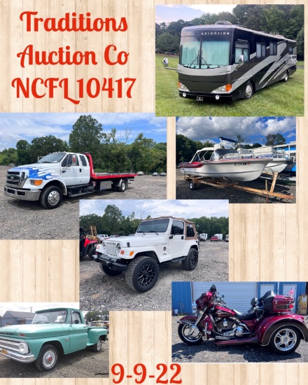 Traditions Auction Co LLC Auto/ATV Sept 9, 2022