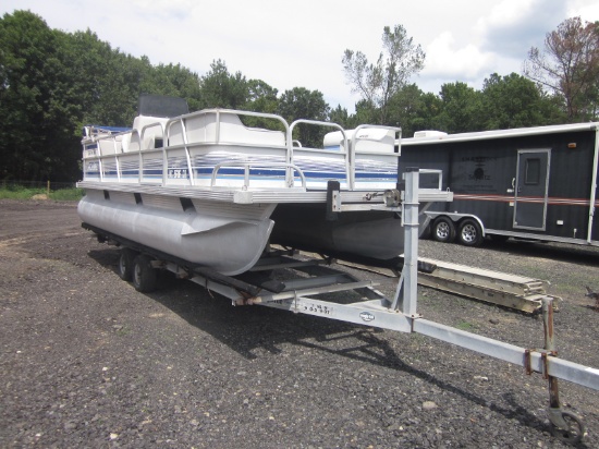 1992 Monark Sun Spa 200 Pontoon Boat A292
