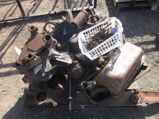 Pallet of Misc Motor Parts