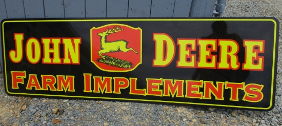 John Deere Aluminum Sign 72" x 22"