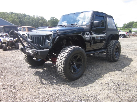 2012 Jeep Wrangler JK Rubicon VIN 7496