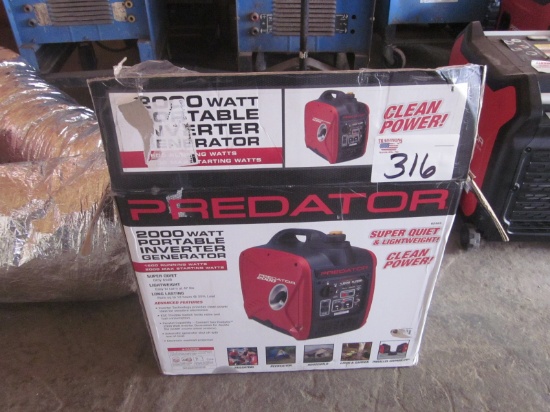 New in Box Predator 2000 Generator