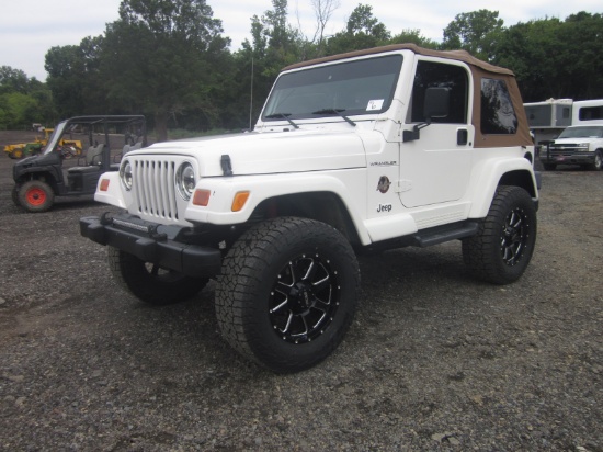 2002 Jeep Wrangler Sarah Edition VIN 2974