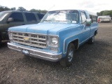 1977 Chevrolet Silverado 10 w Camper Top VIN 8702