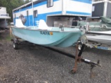 14ft Fishing Boat with 20hp Mercury Motor NO TITLE