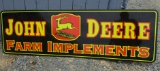 John Deere Aluminum Sign 72