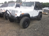 1990 Jeep Wrangler YJ VIN 8941