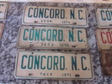 Lot of 3- Concord, NC Town Tags