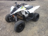 2020 Yamaha Raptor 90 4 Wheeler White