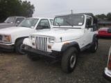 1990 Jeep Wrangler VIN 3301