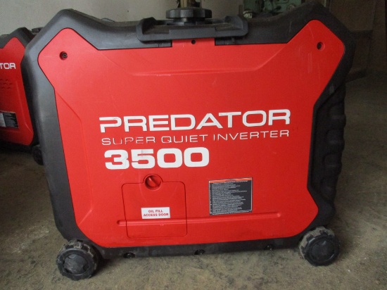 Predator 3500 Invertor 46hrs.