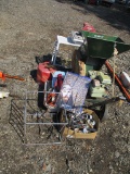Mixed Lot: Chipper/Title Saw/Gas Can/etc