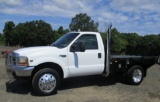 1999 Ford F550 4x4 Flatbed Truck VIN6049
