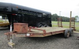 Hurst  Equipment Trailer 16'x6' - NO TITLE