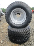 (2) GrassMaster 20x12.00-10NHS TIRES with Rims