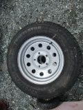 (2) Travelstar Trailer Tires ST205/75R15