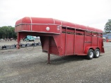 Circle M Supreme 16' Livestock Trailer VIN4699