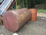 Oil Drum & (2) Barrels