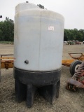 500 Gallon Cone Bottom Tank with Poly Stand