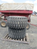 (2) Goodyear 21.5-16.1SL Tires on John Deere Rims