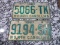 Lot of 2 1967 NC Tags