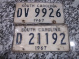 Lot of 2 1967 SC Tags