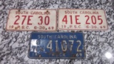 Lot of 3 1969 SC Tags