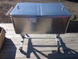 Stainless Drink Cooler on Stand