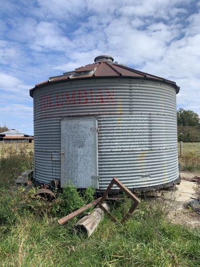 Grain Bin 14ft Dia. x 8ft high with 4ft peak