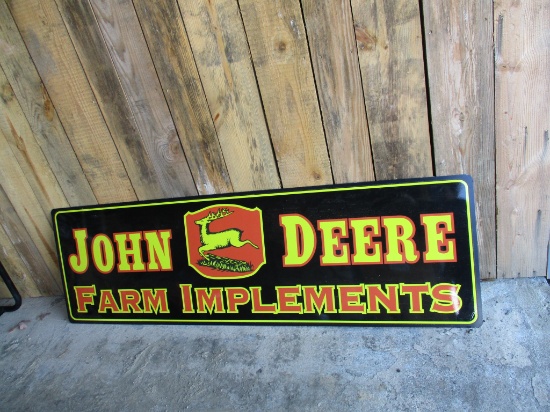 John Deere Farm Implements Sign