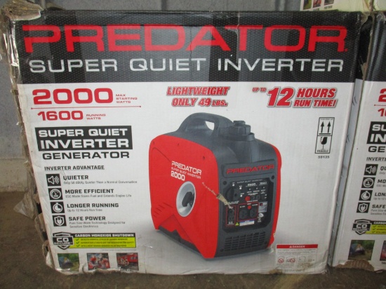 Predator 2000 Super Quiet Invertor Generator