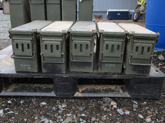 (5) Ammo Boxes