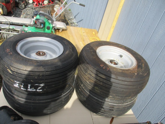 (4) 16x6.5-8 Hay Tedder Wheels/Tires