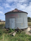 Grain Bin 14ft Dia. x 8ft high with 4ft peak