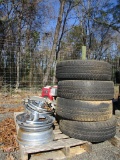 (2) Pallets Wheels & Tires