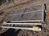 6'x9.5' Chain link gate / 2 post