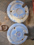 (2) Rear Wheel Weights for Garden Tractor