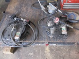(2) Airhose Reels with metering heads