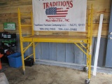 Scaffolding on wheels