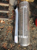 Exhaust pipe with shield