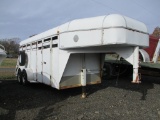 1993 Circle M Supreme Livestock Trailer VIN2460