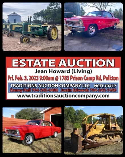 Traditions Auction Co LLC Estate of Jean Howard