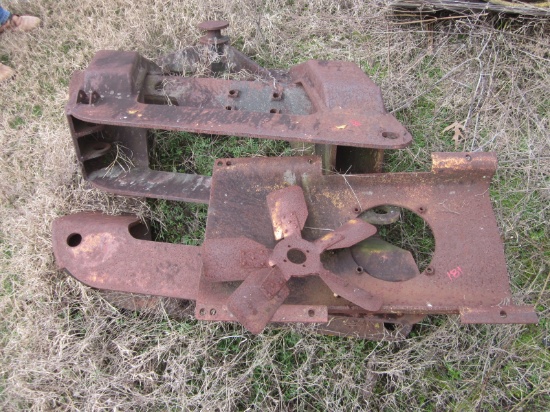 Assorted Oliver Crawler Parts/ Radiator & parts
